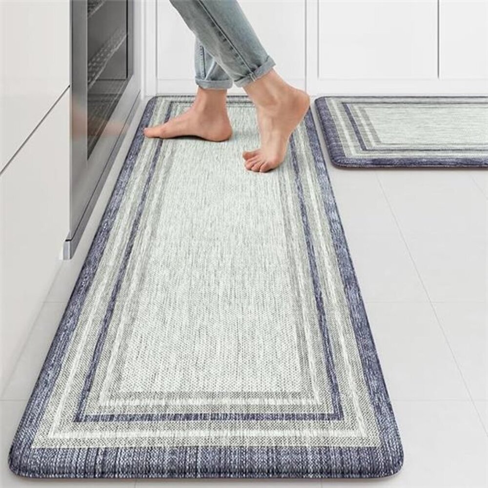 Anti Fatigue Kitchen Mat 2PCS,Non-Skid Waterproof Kitchen Rugs, Kitchen Mat - Picture 7 of 7